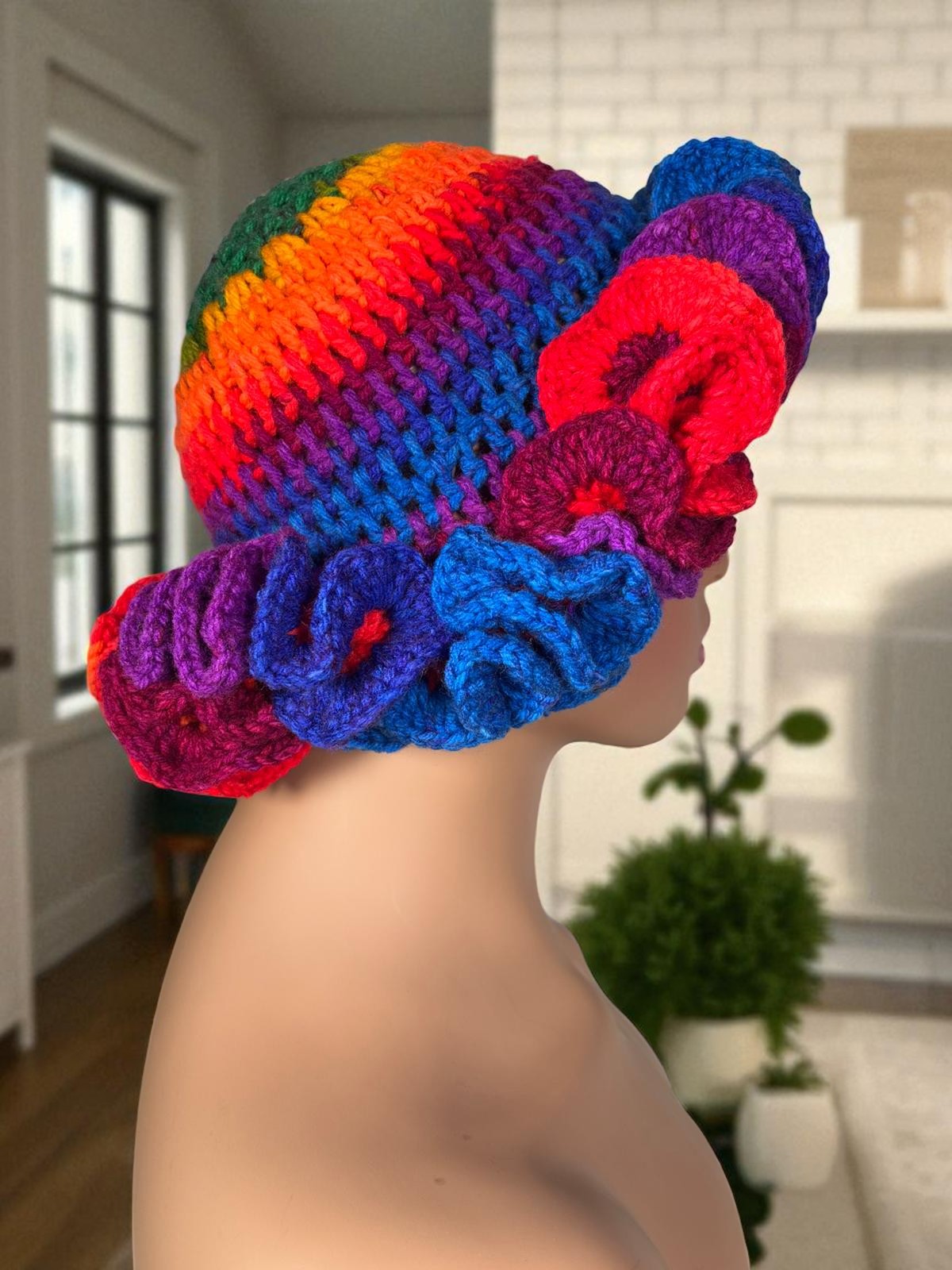 Ruffle hat
